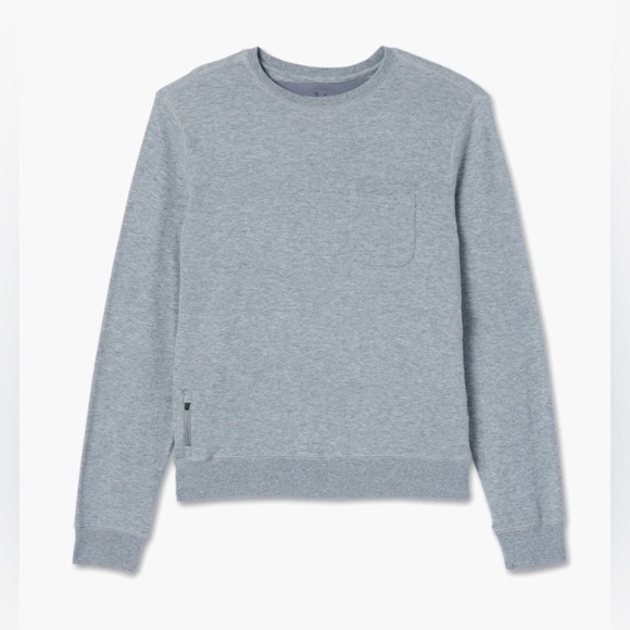 Vuori Jeffrey’s Long Sleeve Crewneck Pullover Heather Grey Size XXL - Picture 1 of 10